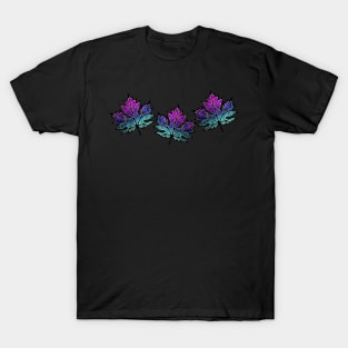 Galaxy Maple Leaf Trio T-Shirt